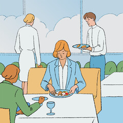 Woman in business suit