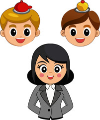 Woman in business suit