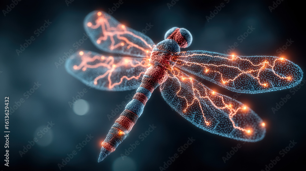 Aufkleber rnai insecticides using double-stranded rna targeting pest insects in a futuristic lab setting