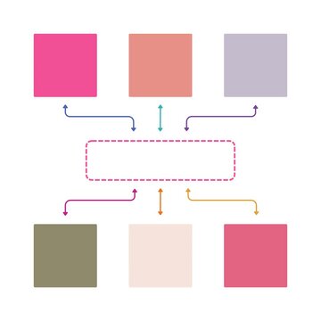 Color Palette Mind Map Template

