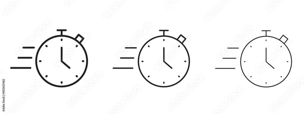 Poster instant icon symbol line. editable stroke width
