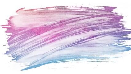 Watercolor brush strokes animation in vibrant pink, blue and purple tones on white - Powered by Adobe