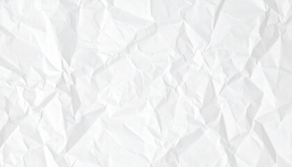 Digital painting of a crumpled white paper, emphasizing light and shadow on creases, full HD.