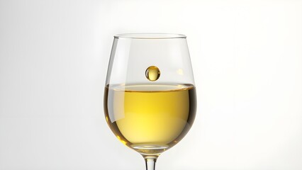glass of white wine
