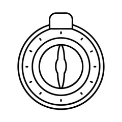 Classic circular kitchen timer with bold number markings and clean lines