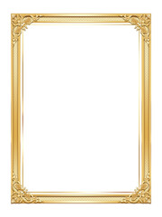 rectangle gold frame vintage border