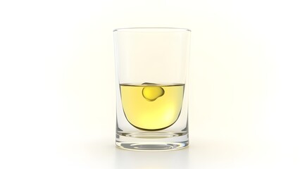 glass of water with lemon