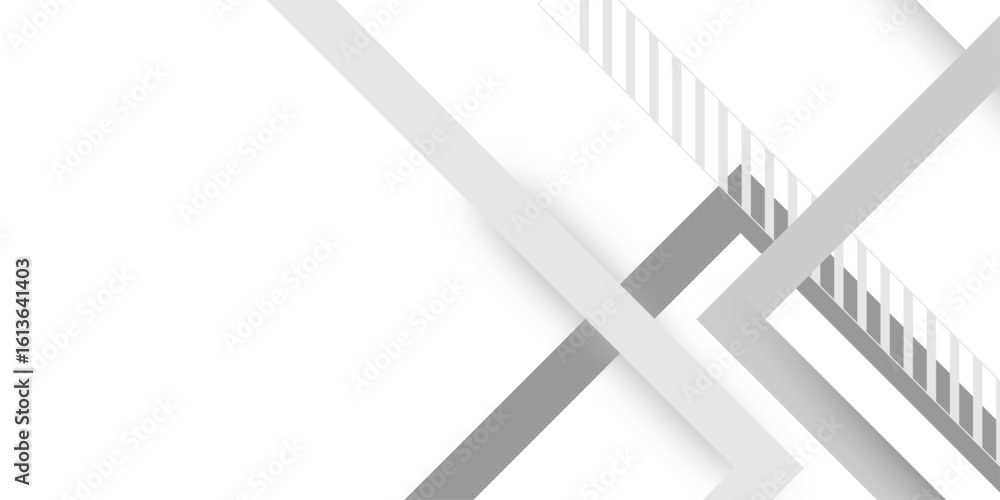 Poster abstract white and grey gradient overlay texture shiny line background. layered in modern abstract p