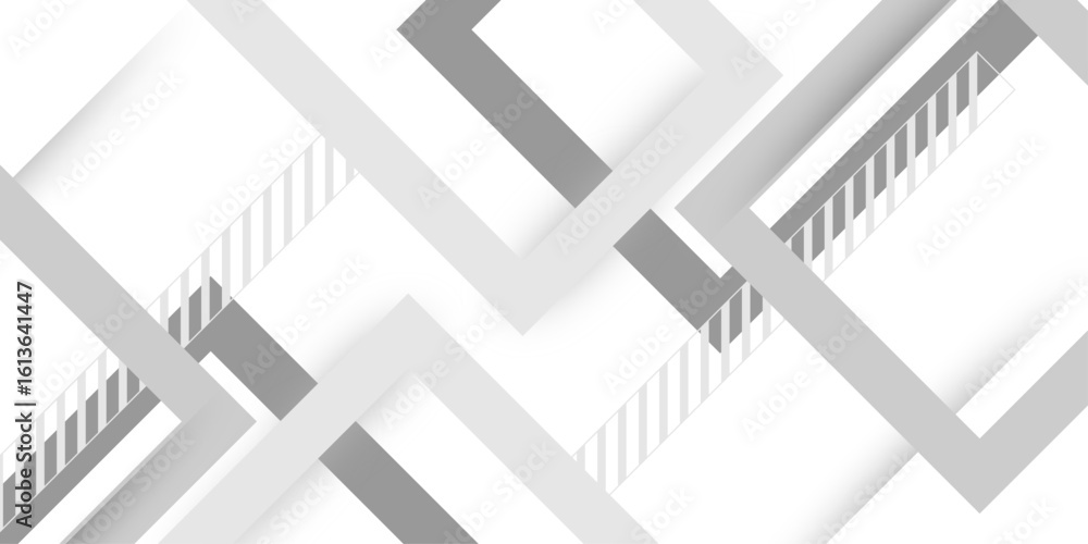 Poster abstract white and grey gradient overlay texture shiny line background. layered in modern abstract p