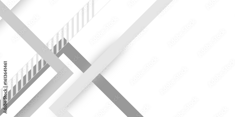 Poster abstract white and grey gradient overlay texture shiny line background. layered in modern abstract p