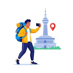 traveller in the city