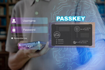 concept of using Passkey instead of a code set for maximum security Biometric Lock