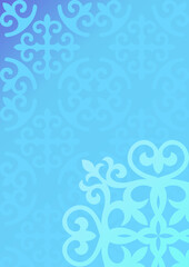Background with Kazakh ornaments 02