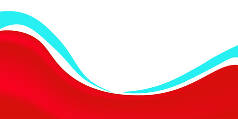 Modern red line background curve element with white space for text and message abstract art
