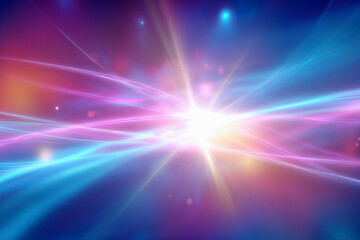 Abstract vibrant blue-purple background with glowing smooth energy lines
