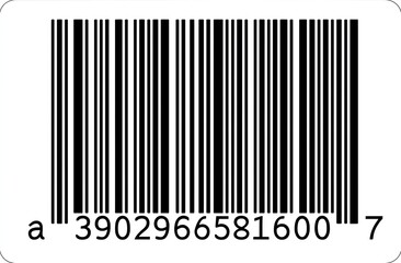 Black barcode on white background (1)