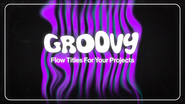 Retro Groovy Flow Title