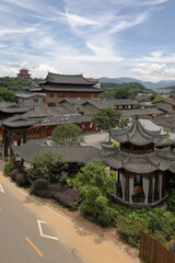 Cityscape of shaxian district Sanming China