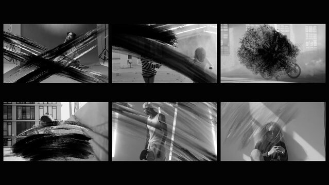 Gritty Brush Transitions