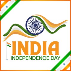 India independence day abstract colorful background
