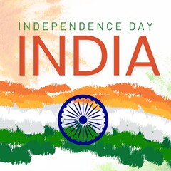 Independence day india grunge background