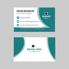 Professional Business Card Template | Minimalist Corporate Visiting Card Design