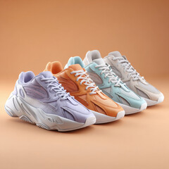 colorful shoes pairs