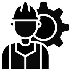 Project Manager glyph icon