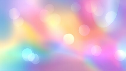 Abstract, vibrant, pastel background with soft bokeh