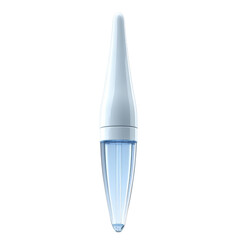 Blue Liquid Eyeliner Cosmetics Product Still Life Image Isolated On Transparent Background Beauty