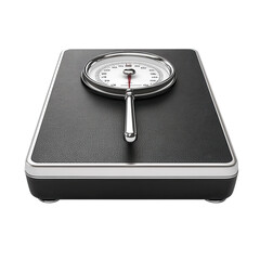 Weight Scale Classic Vintage Retro Style for Health and Dieting Silver on transparent background
