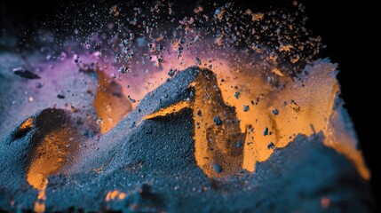 Abstract image of industrial process