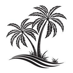 palm tree silhouette