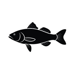 vector illustration of a fish