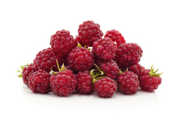 Red berries raspberries.