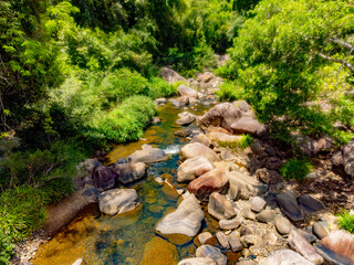 Mountain river.

Mountain lakes and rivers of the Baho Falls near Nha Trang in Vietnam. During the rainy season, this place turns into a deep river with large waterfalls. 