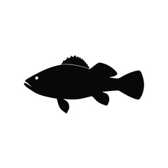 vector illustration of a fish