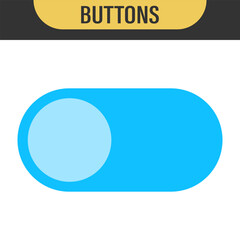 On Off toggle switch buttons. day night switch toggle - dark mode, light mode switch button - sun and moon icons 