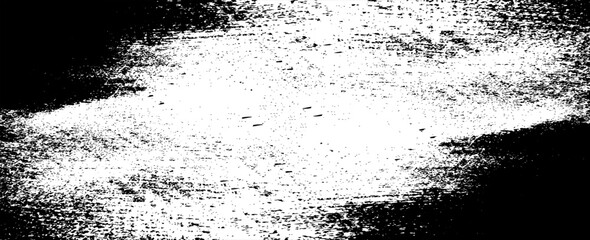 Black and white grunge. Distress overlay texture. Abstract surface dust and rough dirty wall background concept. Worn, torn, weathered effect. Vector illustration, eps10