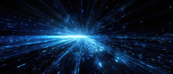 Fototapeta premium Abstract cosmic light streaks