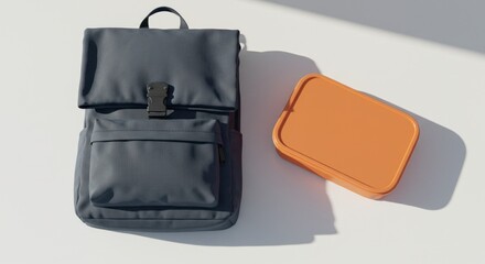 School supplies, backpack, lunchbox