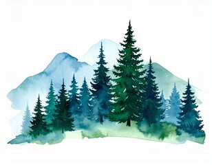 Fototapeta premium christmas tree in snow