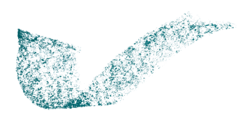 Green crayon brush stroke isolated on transparent background