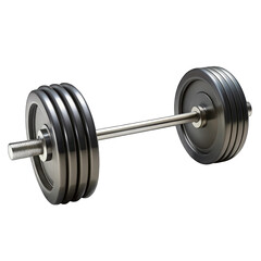 Naklejka premium dumbbell isolated on white background