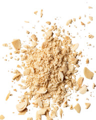 Crushed Macadamia Nuts: Texture & Detail