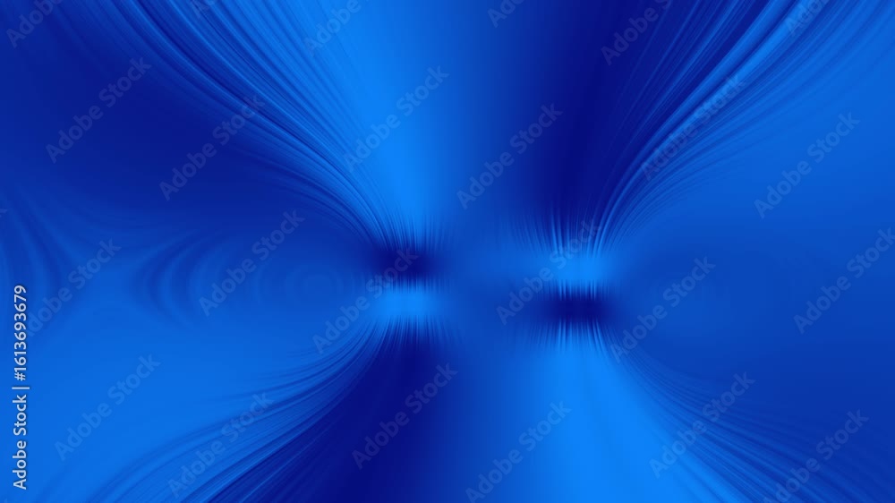 Poster dynamic blue abstract: flowing lines and swirls, modern background animation
