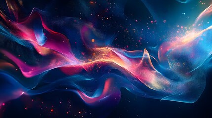 
Vibrant Abstract Fluid Art with Swirling Blue and Orange Marbling
