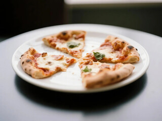 pizza with mushrooms and cheese