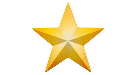 Fototapeta premium Isolated Golden Star