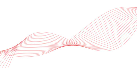 abstract background with red waves